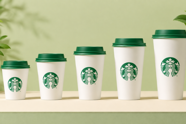 Starbucks cup Sizes