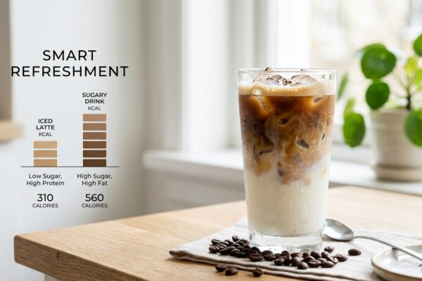 iced caffe latte starbucks calories